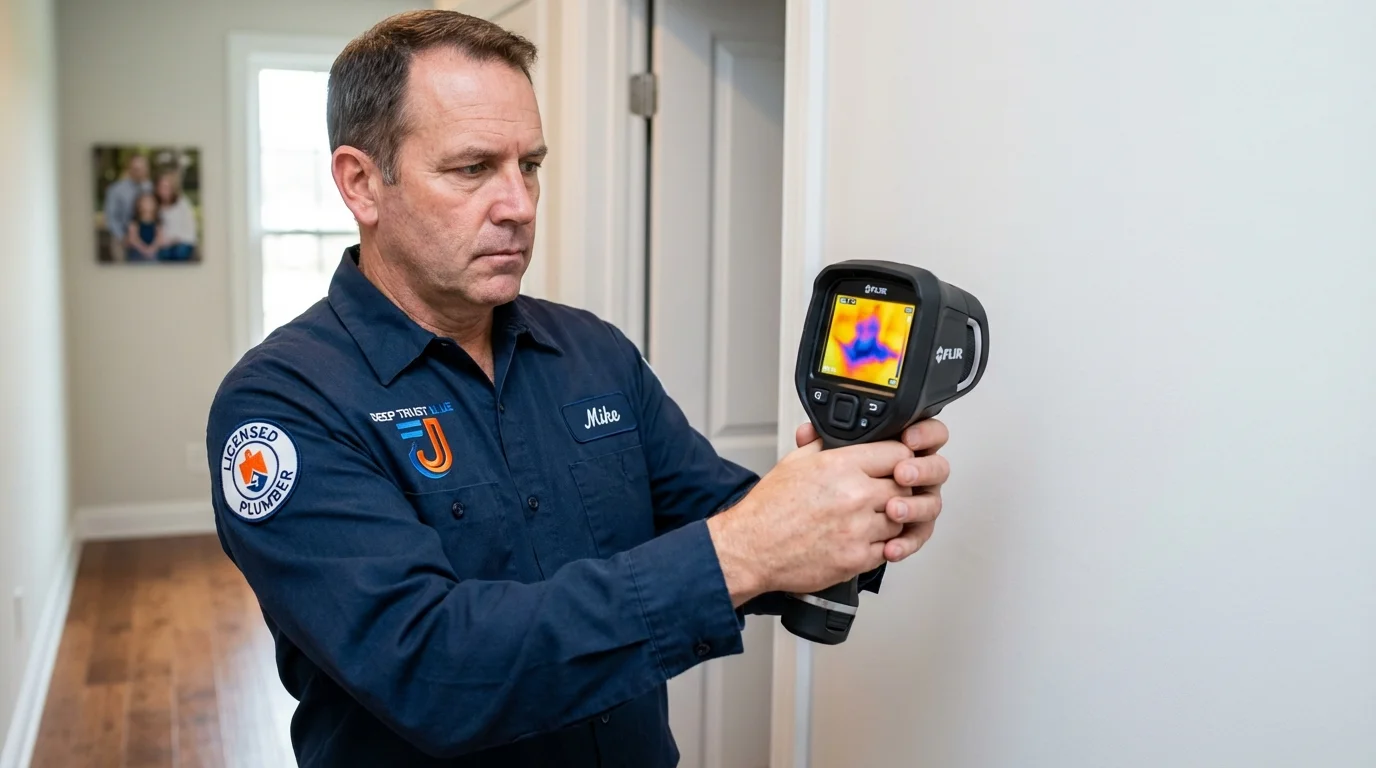 Thermal imaging leak detection by Johns Plumbing LLC in Waimanalo